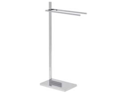 Toallero BELIANI Selva de Acero Plateado 45x20x86