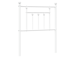 Cabecero de recambio de 75 cm de ancho en metal blanco, exclusivo de MAISON.