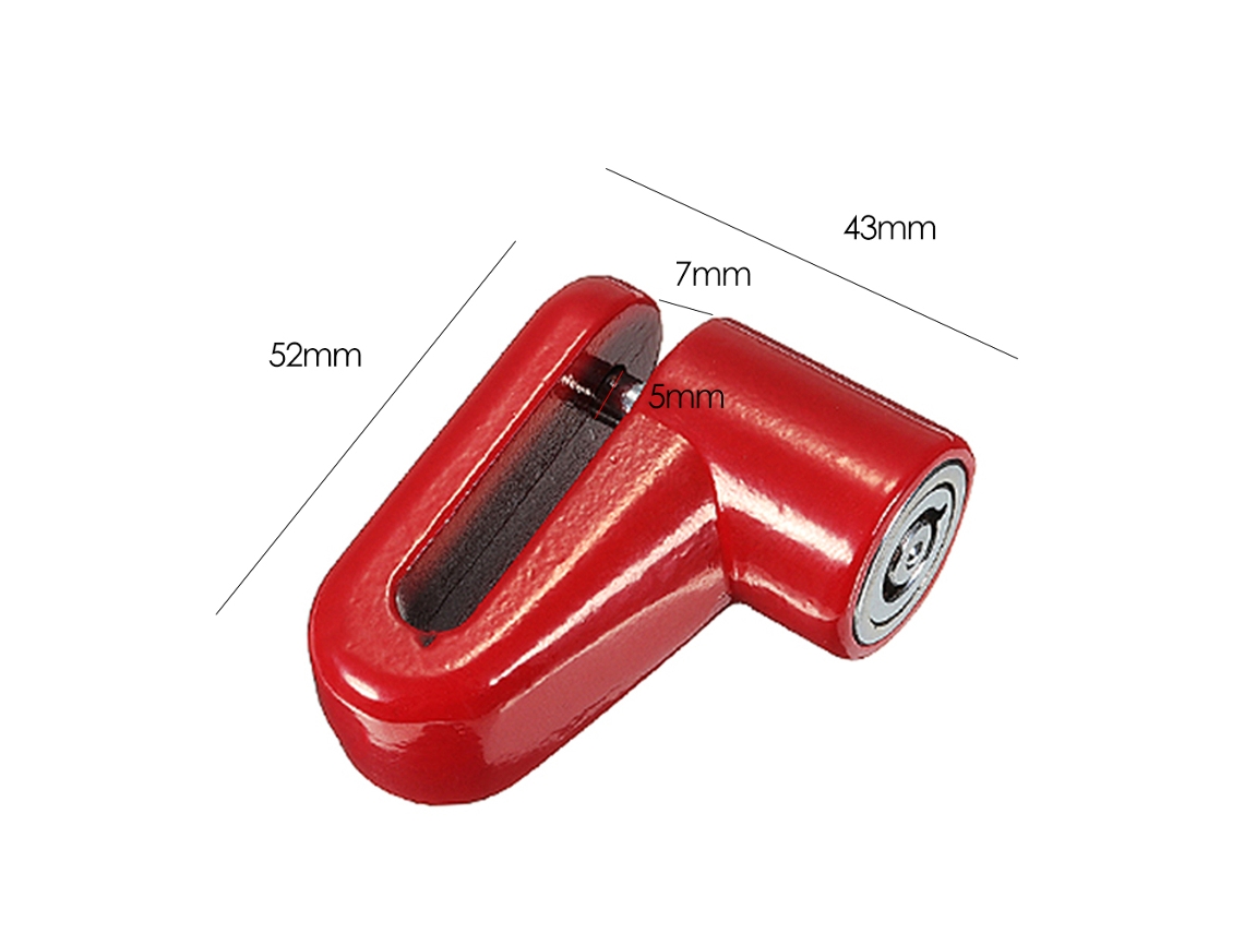 Candado Antirrobo De Alambre De Acero Para La Rueda De Freno Del Patinete Eléctrico Xiaomi Mijia M365.