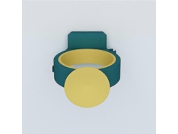 Soporte para secador de pelo de baño con espacio de almacenamiento inferior, para montaje en pared, de GOKOCO.
