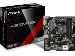 Placa Base ASROCK A320M-HDV (Socket AM4 - AMD A320 - Micro ATX)