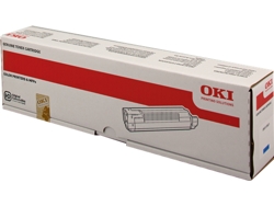 Cartucho de Tóner OKI  44643003 7300 Pág Azul  para C801dn, 801n, 821dn, 821n