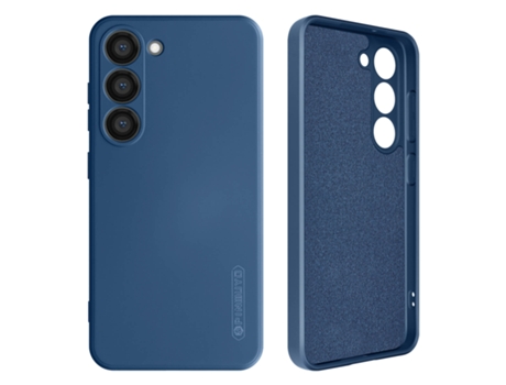 Funda para Samsung, Xiaomi Redmi Note 12 Pro, Redmi 12 Pro Plus, Galaxy S23+ AVIZAR Silicona Azul
