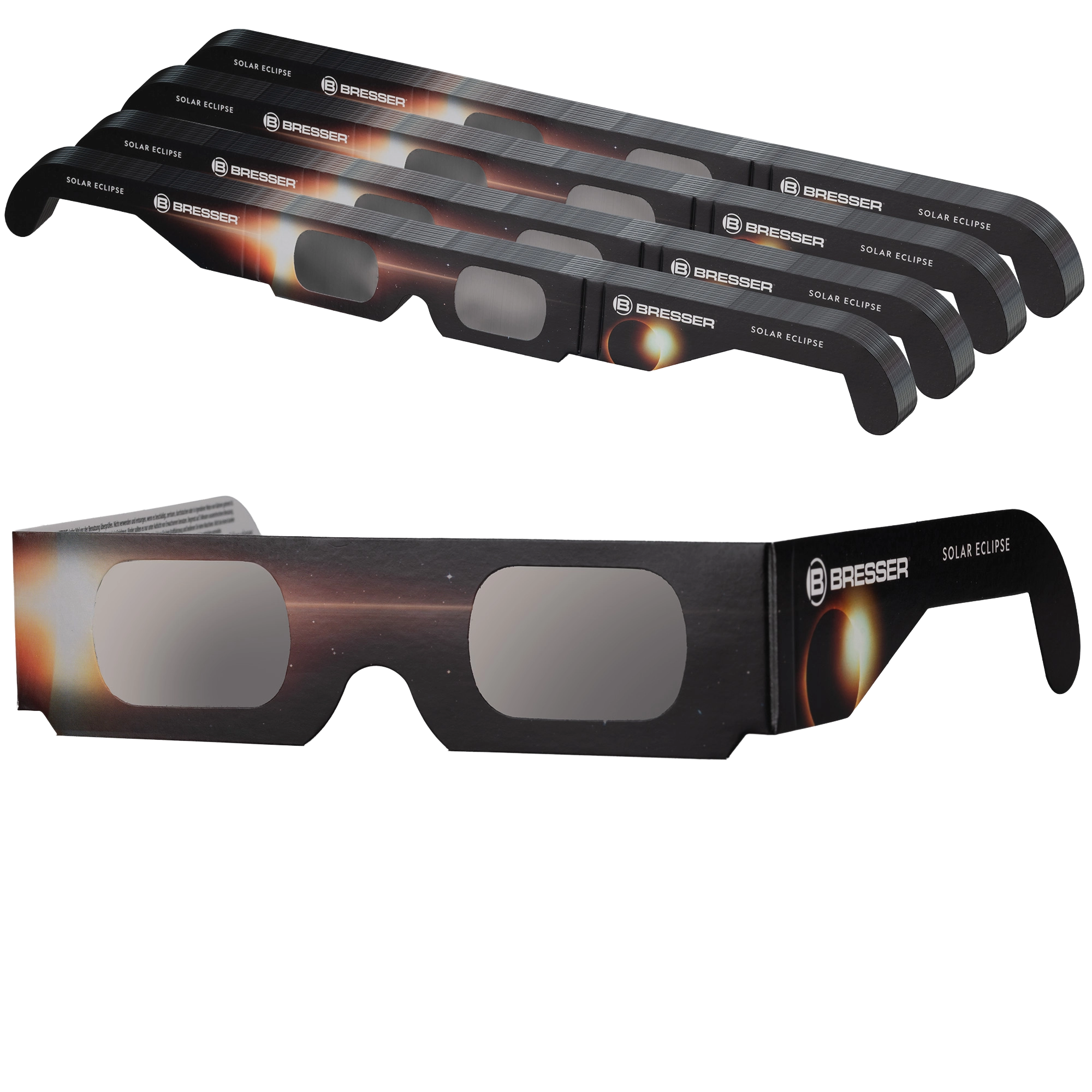 Gafas Para Eclipse Solar - Observación Solar - Certificado Iso (100 Uni)