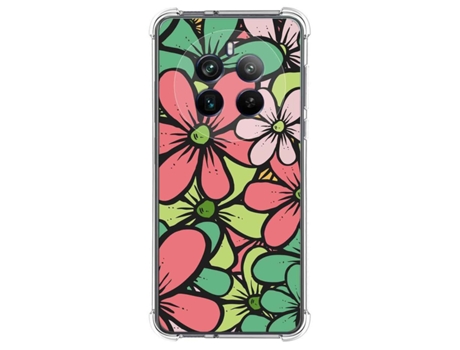 Funda Diseño Flores para Realme 12 Pro 5G / 12 Pro Plus 5G TUMUNDOSMARTPHONE Silicona Multicolor