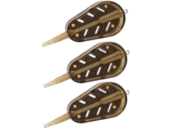 Juego De 3 Comederos Extraíbles Para Pesca De Carpas - Jaula Para Cebo De 40 G Con Anzuelos