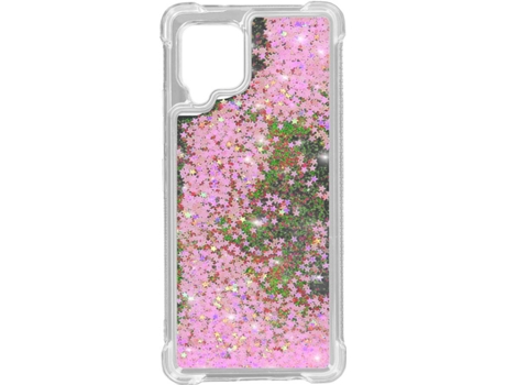 Funda Samsung Galaxy A42 5G AVIZAR TPBUMP-GLIT-PK-A426F Rosa