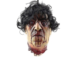Cabeza De Látex Aterradora Para Decoración De Halloween, Fiestas De Casas Embrujadas