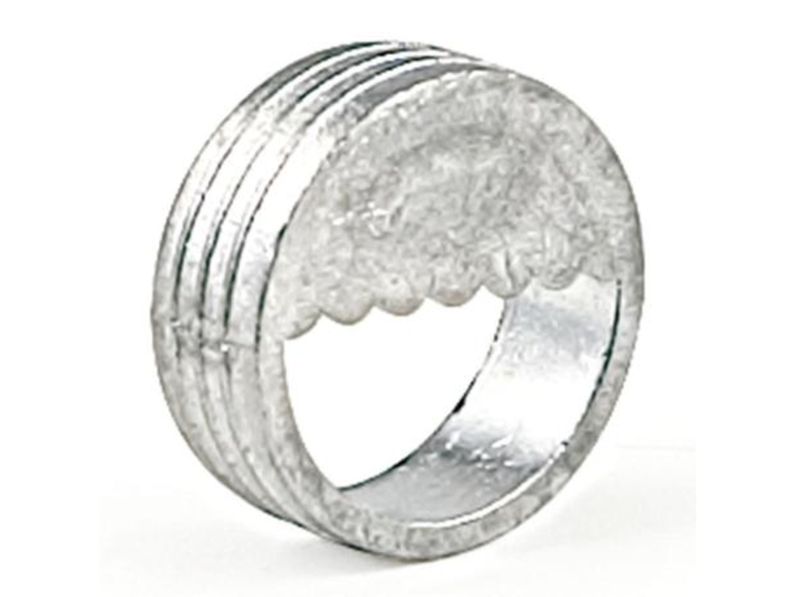 Soporte embutir cilindrico d30x12mm zincado