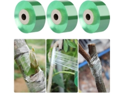 Cinta Autoadhesiva Para Injerto 3 Rollos 100m X 24mm, Cinta Reparadora Para Plantas Y Árboles Frutales De Jardín