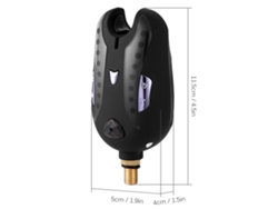 Alarma De Pesca Digital Inalámbrica Con Alerta Sonora E Indicador Led - Kit De Alarma De Picada