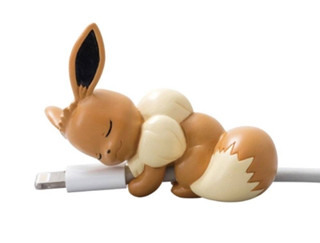 Tokoh Pokemon Gasha Di Kabel Bikachu Volupon Vulpix Eevee Figura Anime Lucu Monster Saku Boneka