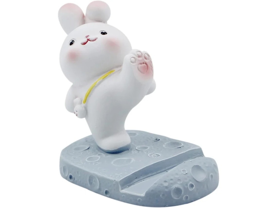 Soporte Con Forma De Conejo Lindo Blanco Yizhood