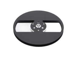Rollo De Cinta Vacío De 7 Pulgadas Y 1/4 De Pulgada Para Grabadora De Cinta De Carrete Abierto, 2 Orificios, Universal, Negro