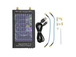 Analizador de redes vectoriales con pantalla LCD IPS de 4,3 pulgadas, 50 kHz - 3000 MHz