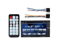 Reproductor De Vídeo Para Coche De 7 Pulgadas Con Pantalla Táctil, Bluetooth, Mp5 Y Radio Hd.