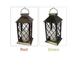 Linterna Colgante Solar Led Para Exteriores, Impermeable, Luz De Vela Sin Llama Para Jardín, Patio, Fiesta.