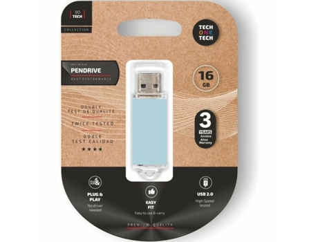 Pendrive TECH ONE TECH TEC3010-16 (16 GB)