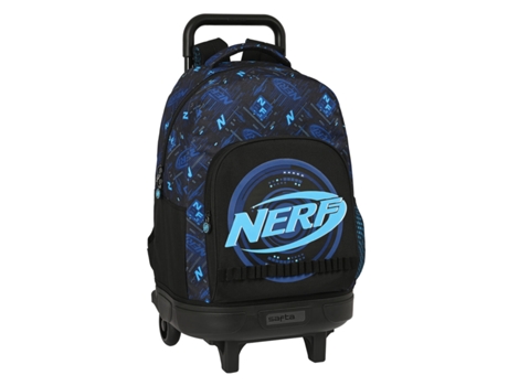 Mochila Escolar Con Ruedas de Impulso Negro 33 x 45 x 22 cm