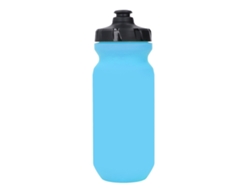 Botella de agua Anub para ciclismo, 610 ml, gran capacidad, PP, portátil, exprimible, para deportes al aire libre, azul cielo.