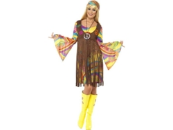 Disfraz de Mujer DISFRAZZES Hippy Fabulosa (Talla: M - 40/42)