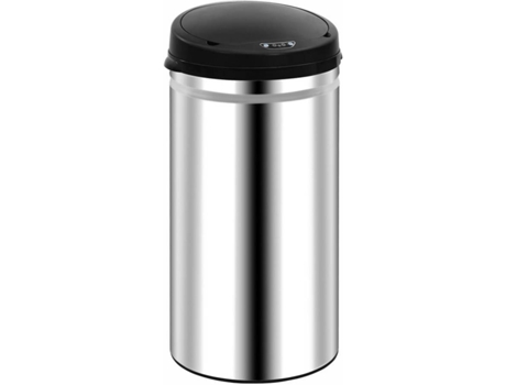 vidaXL Cubo de basura con sensor automático 50 L acero inoxidable