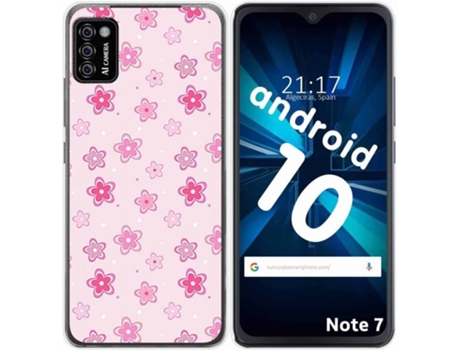 Carcasa Cubot Note 7 TUMUNDOSMARTPHONE Flores Multicolor
