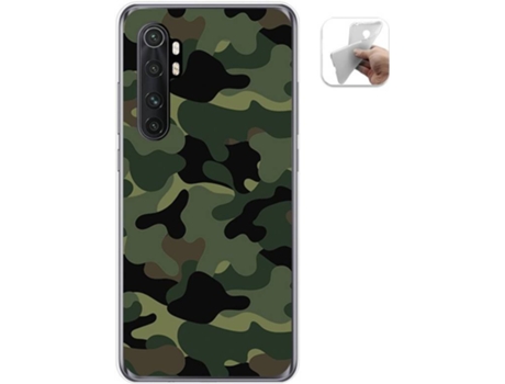 Carcasa Xiaomi Mi Note 10 Lite TUMUNDOSMARTPHONE Camuflaje Multicolor