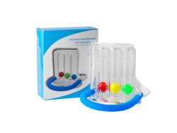 Entrenador de músculos respiratorios de tres bolas, entrenador de función pulmonar Siurn