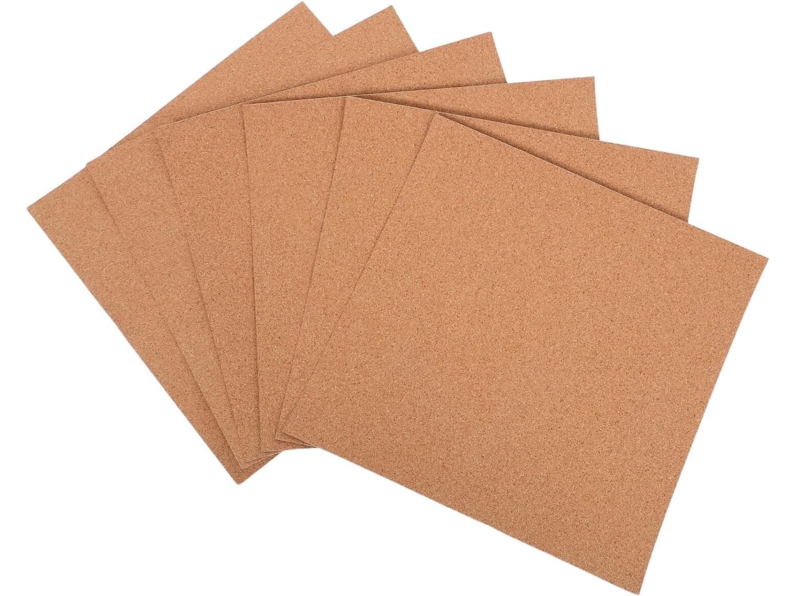 Paquete De 6 Rollos De Paneles Autoadhesivos De Corcho Para Exhibición De Fotos En Oficinas.