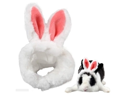 2026altiro-gorro Ajustable Con Orejas De Conejo Para Hámster, Gato, Conejo Y Rata. Accesorio Suave Para La Cabeza.
