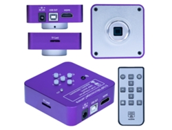 Cámara microscópica Puppis Pink Pro Kmppp-hdmi-usb de 51 MP – Alta calidad de imagen | Conexión HDMI/USB | Uso científico