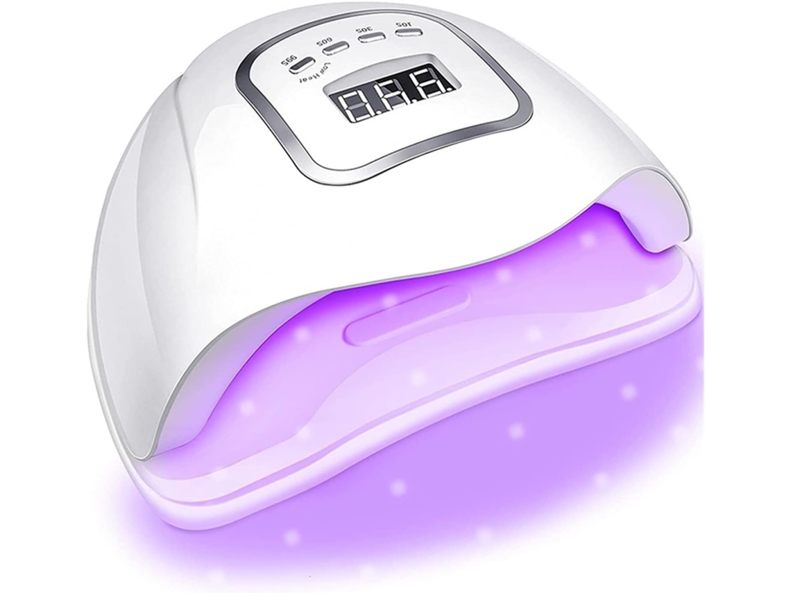 Lámpara De Uñas Uv Led, Secador De Uñas Para Manicura Con Cable De 1,5 M, Secado De Esmalte En Gel, 66 Led, Pantalla