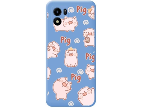 Carcasa para Vivo Y01 TUMUNDOSMARTPHONE Silicona Líquida Dibujos Azul