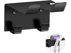 Soporte para secador de pelo, plancha de pelo con organizador de cables, plancha de pelo, estante y almacenamiento, GOKOCO