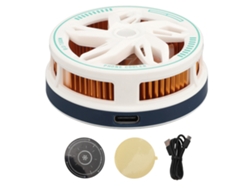 Resfriador De Celular 15w Adsorção Magnética Silencioso Portátil Ventilador Radiador Para Jogos Transmissão Ao Vivo Branco