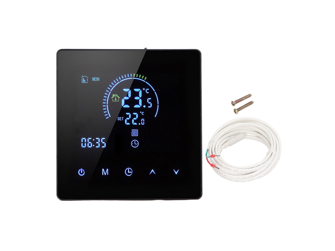 Termostato Digital Programable Con Pantalla Lcd, Control Inteligente De Temperatura 90v-240v 4500w Para El Hogar Y La Oficina.