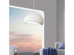 Candeeiro Suspenso Em Polietileno Branco, Lustre Moderno Em Estilo Japonês