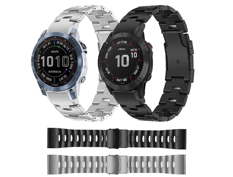 Correa Smartwatch Para Garmin Fenix 5X Zafiro 26Mm Negra VENISYMLIS