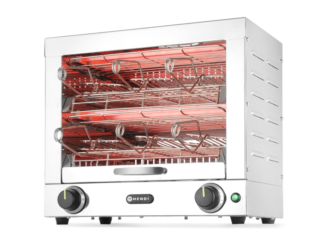 Toster Kanapkowy Kwarcowy Z 6 Klamrami 3000w Hendi