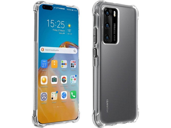 Carcasa AKASHI Huawei P40 Transparente