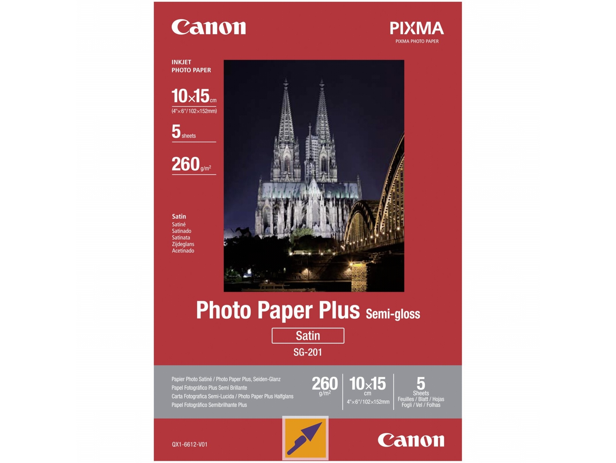 Papel Foto CANON 10x15 Plus SG-201