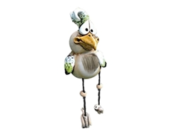 Figura de pollo de resina para decoración de jardín, balcón, patio, oficina, exteriores e interiores.