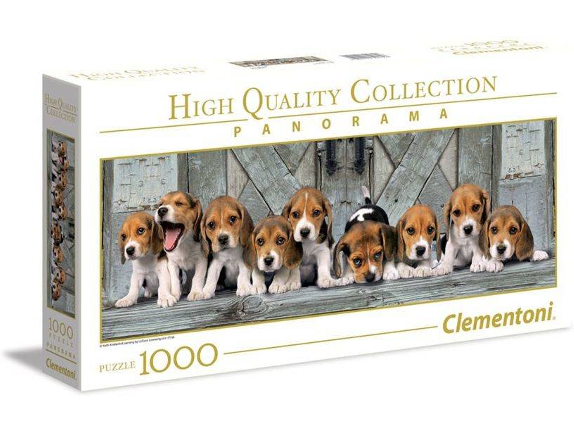 Puzzle CLEMENTONI Beagles (1000 Piezas)