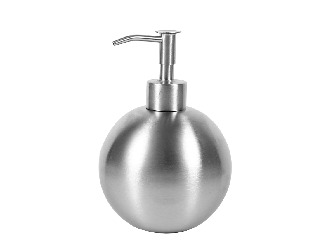 Dispensador de champú en forma de bola de acero inoxidable 304 de 500 ml para baño.