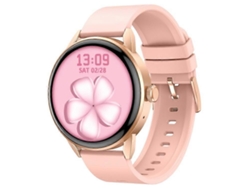 Reloj inteligente para mujer Gf03pro de 1,32 pulgadas con Bluetooth y correa de silicona para monitorización de la salud y llamadas Ly Ebike