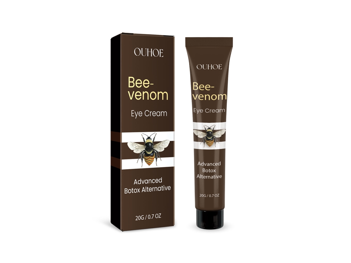 Crema para el contorno de ojos con veneno de abeja: hidratación, firmeza y reducción de líneas de expresión.