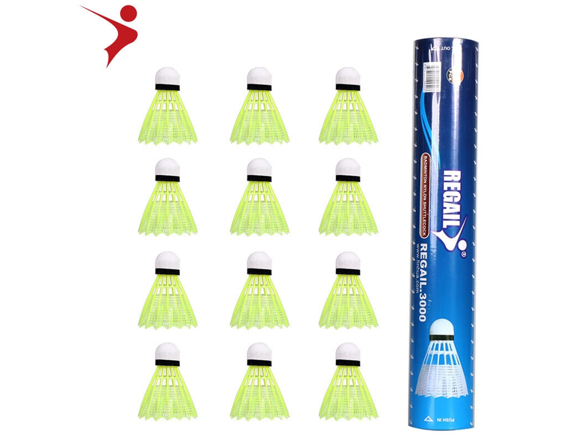 Urbannova-set 12 Volantes Plástico Bádminton Interior Exterior