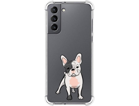 Carcasa Samsung Galaxy S21 5G TUMUNDOSMARTPHONE Dibujos Antigolpes Perros 06 Multicolor