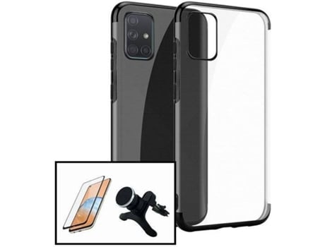 Funda + Protector + Soporte Samsung Galaxy A41 SlimArmor (Negro)